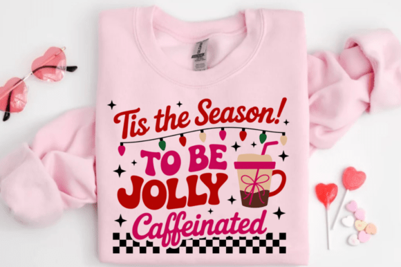 Bringing Retro Holiday Design Jolly Caffeinated to Life in Your Creative Projects