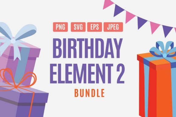 Celebrate with Happy Birthday Graphics Kit Set 02