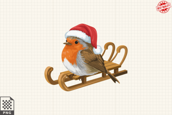 Christmas Robin Bird Clipart PNG, Birds