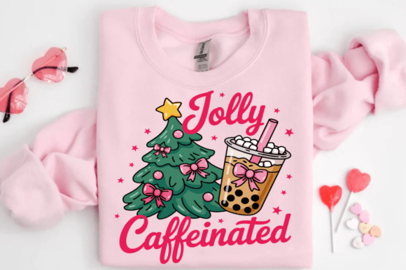 Coquette Retro Merry Christmas Tree PNG Guide
