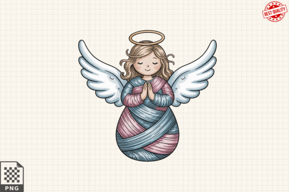 Cute Little Angel PNG Bundle & Wings