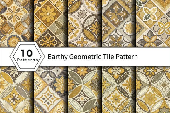 Elevating Design Aesthetics: The Strategic Value of Earthy Geometric Tile Patterns in Modern Creative Workflows