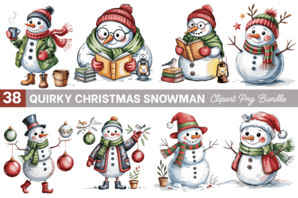 Integrating the Quirky Christmas Snowman Clipart Bundle into Your Holiday Production Workflow