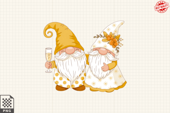 Integrating Watercolor Gnomes Happy New Year Clipart into Your Creative Workflow