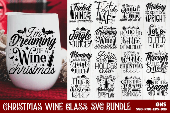 Streamlining Holiday Production with a Christmas Wine Glass SVG Bundle