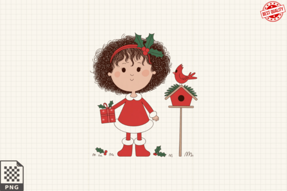 Unlocking Creative Potential with Whimsical Christmas Girl Clipart PNW for Your Holiday Projects